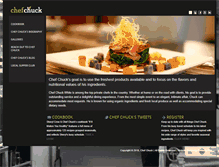 Tablet Screenshot of chefchuck.com